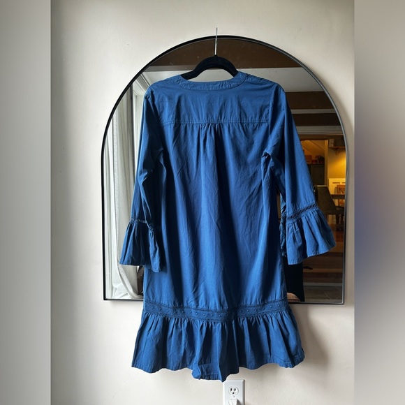 BOBI USA| cotton midi dress in Naval blue | size small - Picture 4 of 9